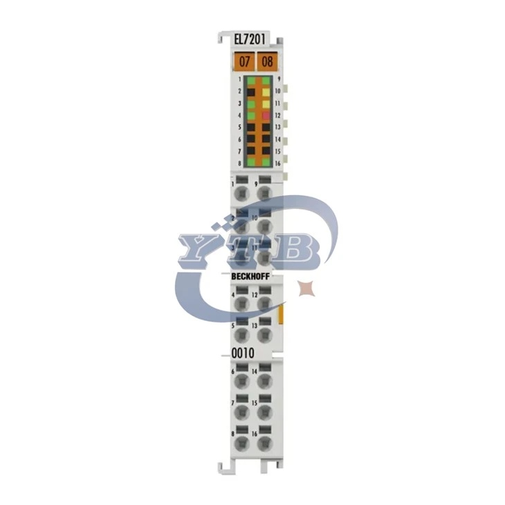 Beckhoff EL7201-0010 1-Channel OCT Servomotor EtherCAT Terminal, 48V DC, 2.8A