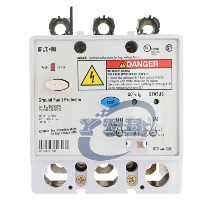 Eaton ELJBN3150W 3P 150A Ground Fault Protector Earth Leakage Module