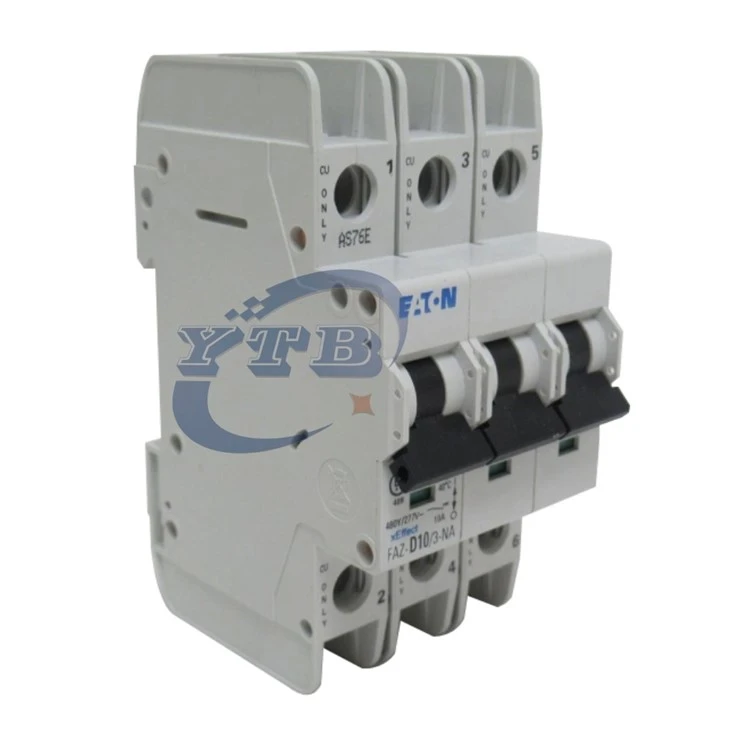 Eaton FAZ-D10/3-NA 3P 10A D Curve DIN Rail MCB suppliers Eaton FAZ-D10/3-NA 3P 10A D Curve DIN Rail MCB suppliers