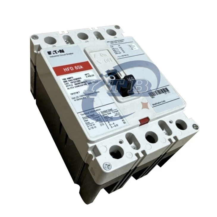 Eaton HFD3100L Series C F-Frame 3P 100A Molded Case Circuit Breaker factory