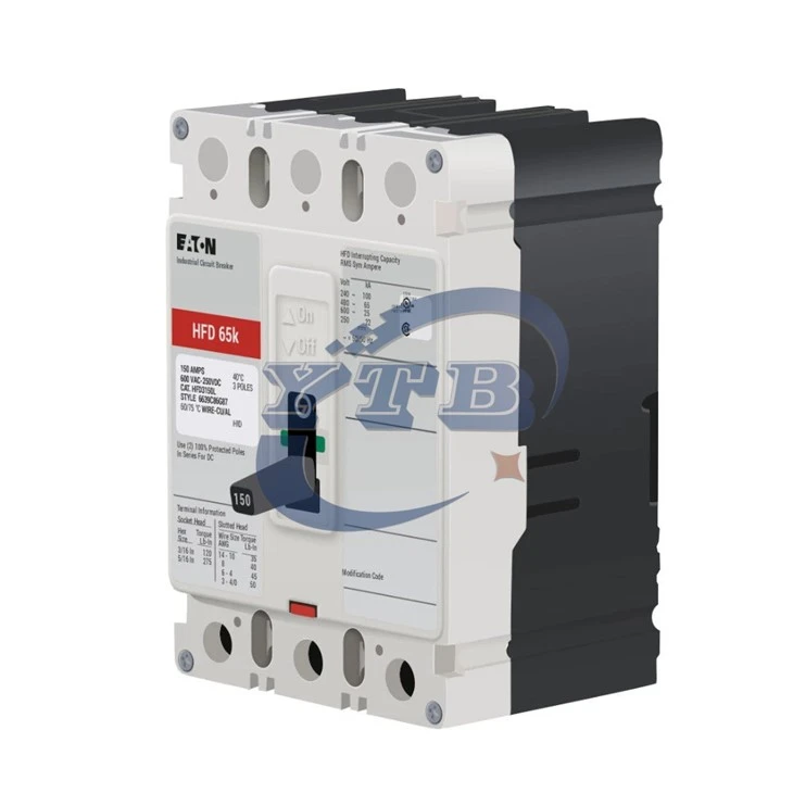 Eaton HFD3150L Series C F-Frame 3P 150A Molded Case Circuit Breaker