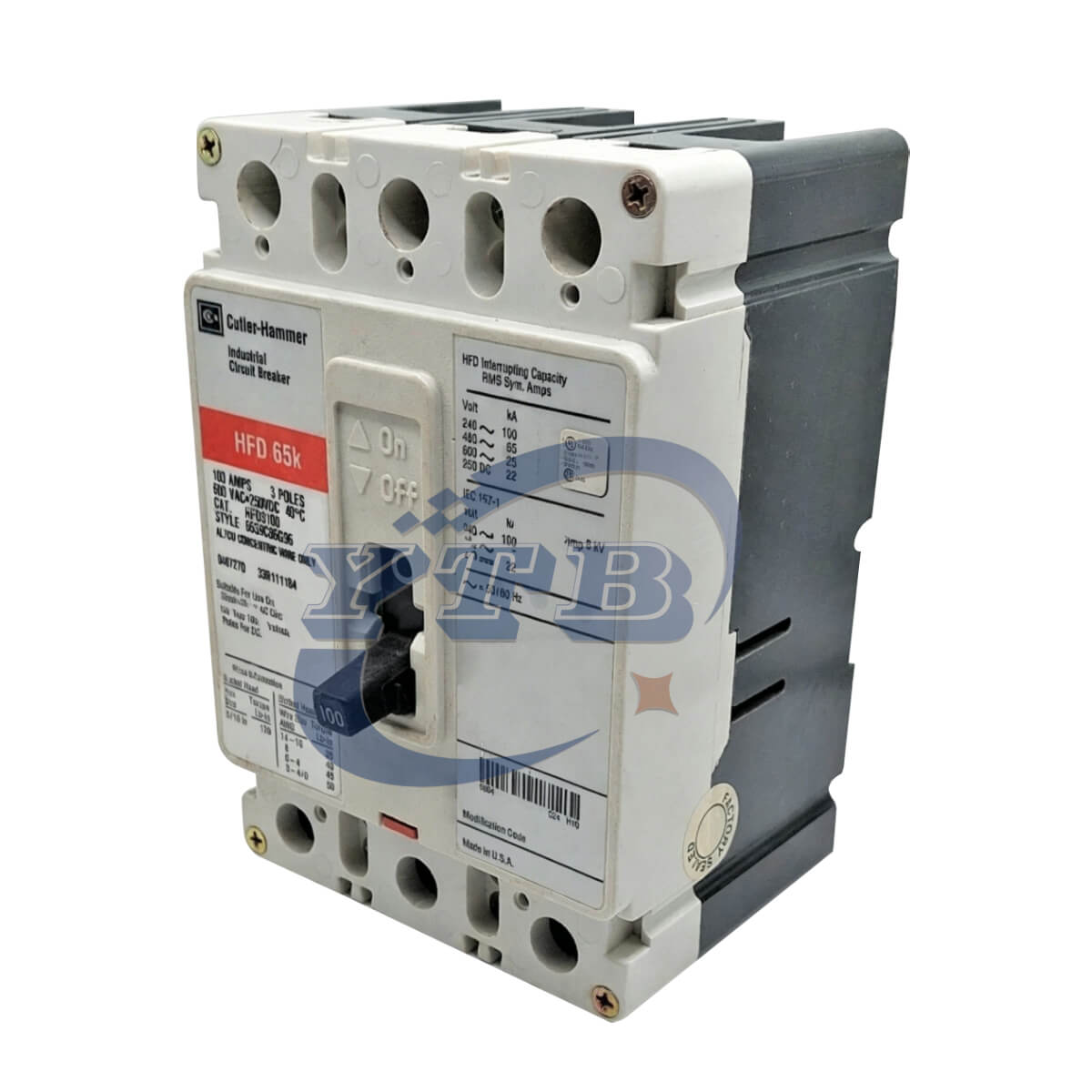 Eaton HFD3100L Breaker Eaton HFD3100L Breaker