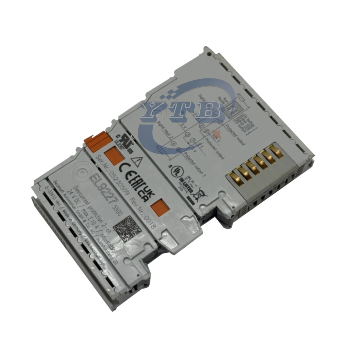 Beckhoff EL9227-5500 24V Protection Terminal Beckhoff EL9227-5500 24V Protection Terminal